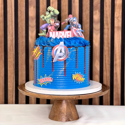 Avengers tårta-Cocodrip - Tårta &amp; Baktillbehör