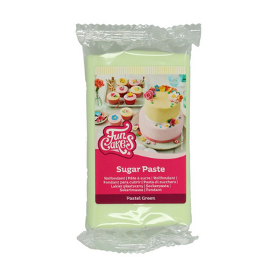Sockerpasta FunCakes Pastel Green 250g-Cocodrip - Tårta och Baktillbehör