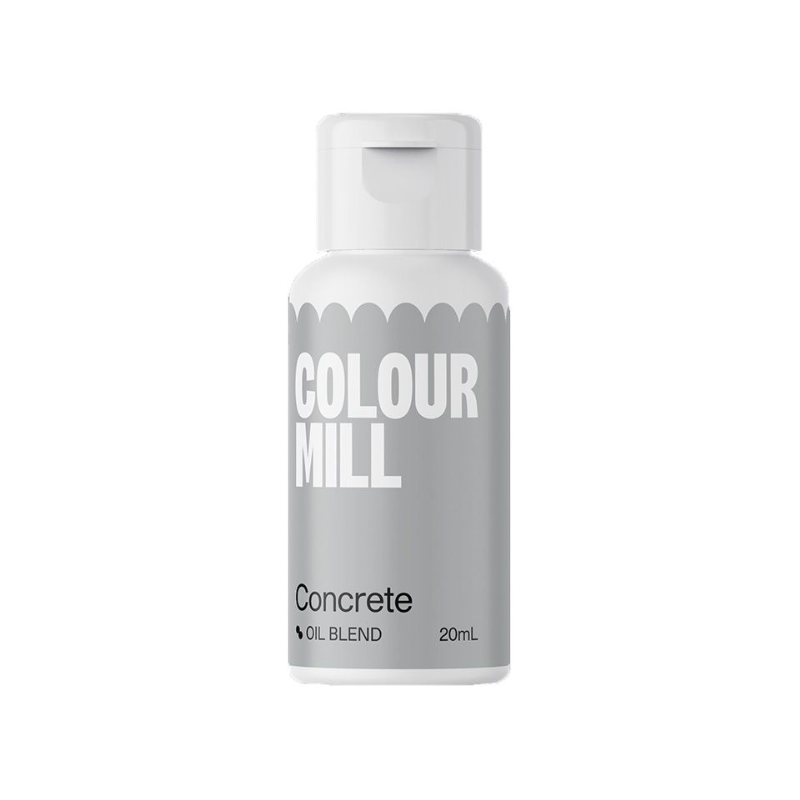 Ätbar Färg Colour Mill - Concrete 20ML-Cocodrip - Tårta &amp; Baktillbehör