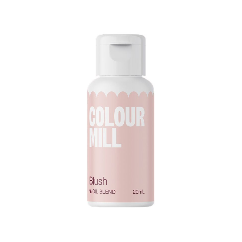 Ätbar Färg Colour Mill – Blush 20ML- Colour Mill tillverkas i Australien och är 100% oljebaserad ätbarfärg. Den unika blandningen av Colour Mill oljefärger älskar fetterna och oljorna i din bakning, vilket gör att du kan uppnå ett rikt och strålande resultat, till skillnad från traditionella geléfärger. Den är perfekt för att färga choklad, smörkräm, Deco Melts, grädde, ganache, fondant, kaksmet, schweizisk maräng, marängsmörkräm och mycket mer. Användning: Skaka flaskan väl före användning. Droppa i liten 