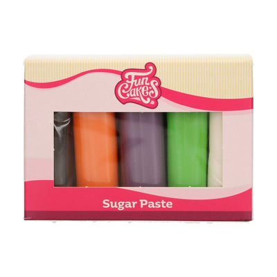 Sockerpasta FunCakes - Multipack Halloween Färger-Cocodrip - Tårta &amp; Baktillbehör