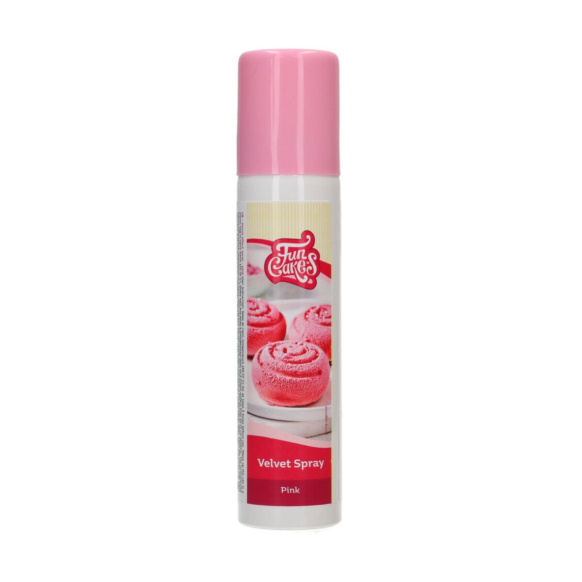 FunCakes ätbar Velvet Spray Pink 100ml-Cocodrip - Tårta &amp; Baktillbehör