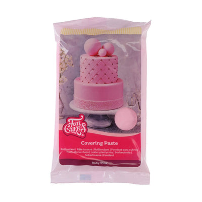 Täckpasta Baby Pink 500g FunCakes-Cocodrip - Tårta &amp; Baktillbehör