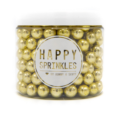 Chokladkulor Guld Metallic Choco M - Happy Sprinkles-Cocodrip - Tårta &amp; Baktillbehör
