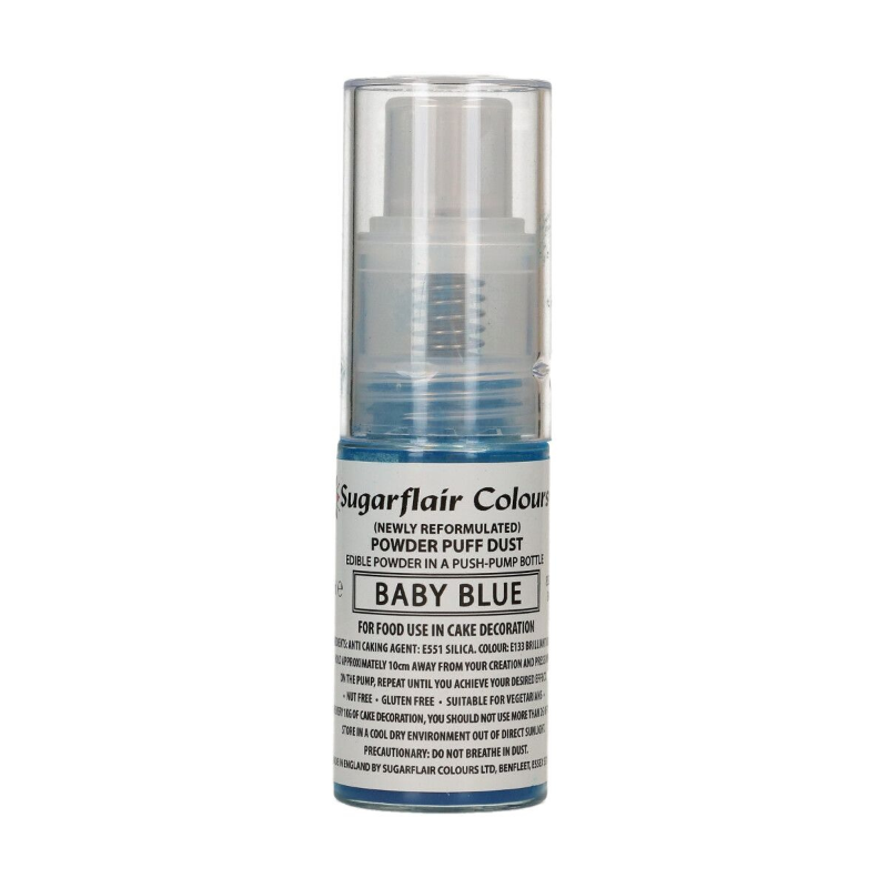 Pumpspray Glitter Sugarflair - Baby Blue-Cocodrip - Tårta &amp; Baktillbehör