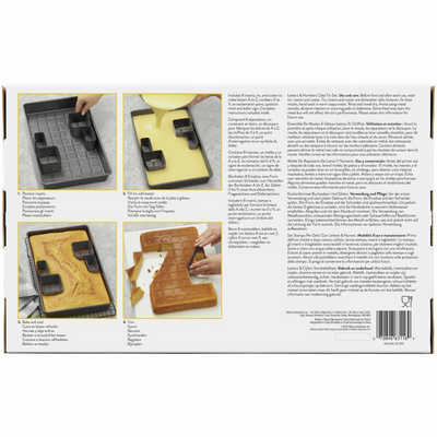 Bakform och utstickare för siffertårta / bokstavstårta - Wilton-Cocodrip - Tårta &amp; Baktillbehör