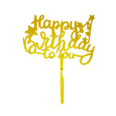 Happy Birthday To You Cake Topper 3 delar-Cocodrip - Tårta &amp; Baktillbehör