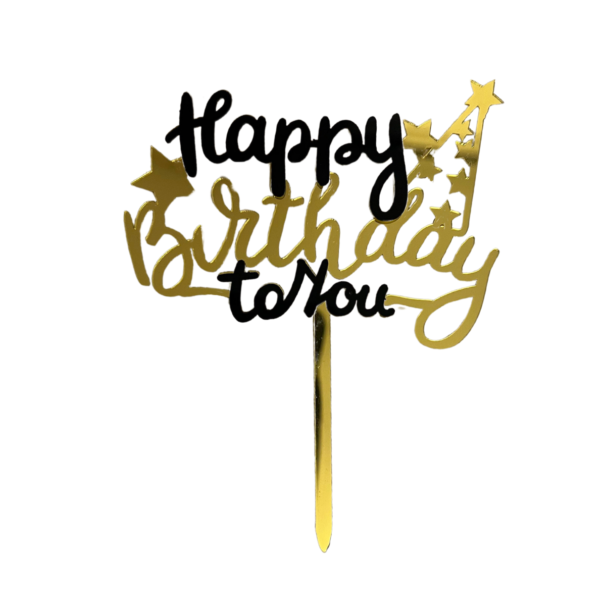 Happy Birthday To You Cake Topper 3 delar-Cocodrip - Tårta &amp; Baktillbehör
