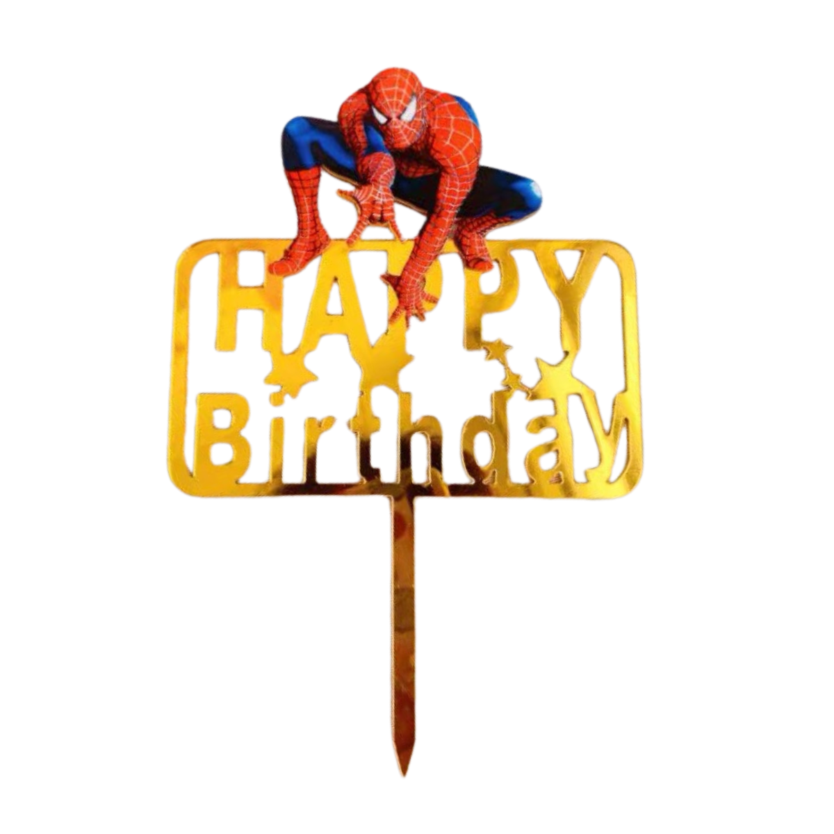 Spiderman Happy Birthday Cake Topper-Cocodrip - Tårta &amp; Baktillbehör