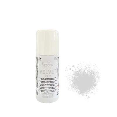 Ätbar Velvet Spray Vit Decora 100 ml-Cocodrip - Tårta &amp; Baktillbehör