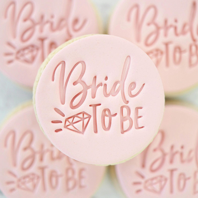 Bride To Be Cookie Cupcake Embosser – Sweet Stamp-Cocodrip - Tårta och Baktillbehör