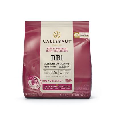 Chokladknappar Ruby - Callebaut 400g-Cocodrip - Tårta och Baktillbehör