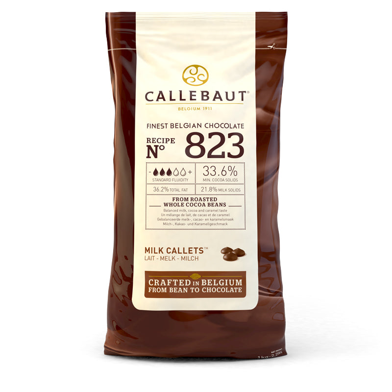Belgisk Mjölkchoklad Callebaut 823 - 1 kg-Cocodrip - Tårta och Baktillbehör