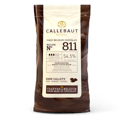 Belgisk Mörk choklad Callebaut 811 - 1 kg-Cocodrip - Tårta och Baktillbehör