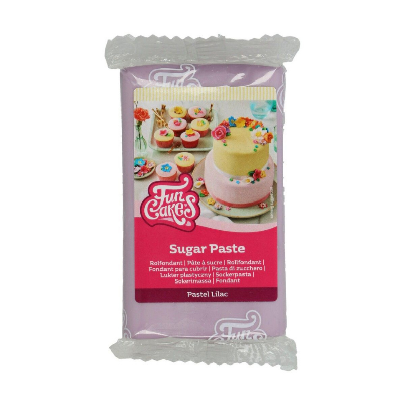 Sockerpasta FunCakes Pastel Lilac 250g-Cocodrip - Tårta och Baktillbehör