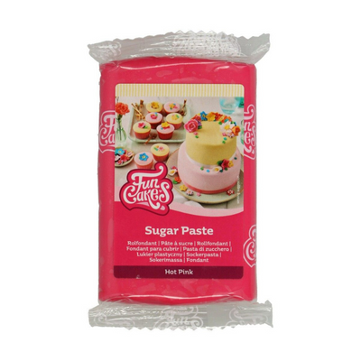 Sockerpasta FunCakes Hot Pink 250g-Cocodrip - Tårta och Baktillbehör
