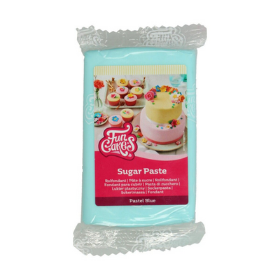 Sockerpasta FunCakes Pastel Blue 250g-Cocodrip - Tårta och Baktillbehör