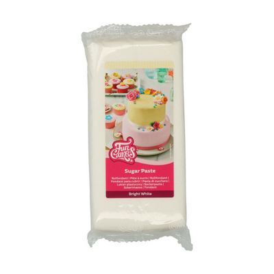 Sockerpasta FunCakes Bright White 1kg-Cocodrip - Tårta och Baktillbehör