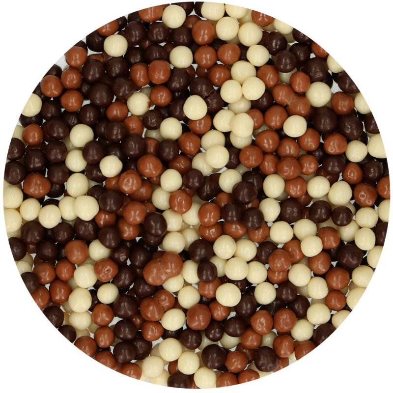 Strössel FunCakes Chokladpärlor Crispy Mix-Cocodrip - Tårta och Baktillbehör