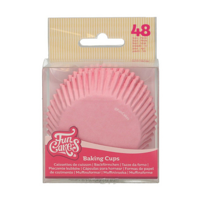 Muffinsformar Ljusrosa - FunCakes 48st-Cocodrip - Tårta och Baktillbehör