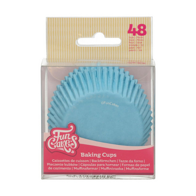 Muffinsformar Ljusblå - FunCakes 48st-Cocodrip - Tårta och Baktillbehör