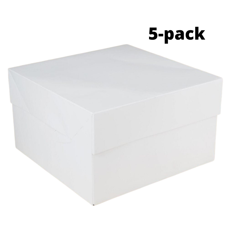 Tårtkartong FunCakes 20x20x15 - 5-Pack-Cocodrip - Tårta och Baktillbehör