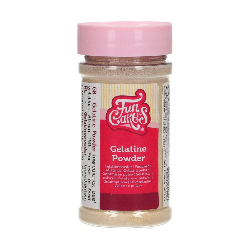 Gelatinpulver 60 g - FunCakes-Cocodrip - Tårta och Baktillbehör