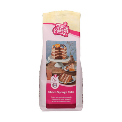 Bakmix Choklad Sponge Cake - FunCakes 1 Kg-Cocodrip - Tårta och Baktillbehör