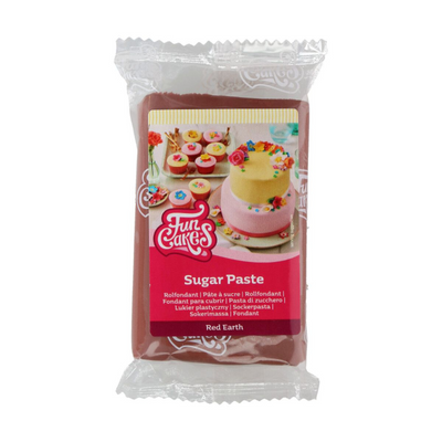 Sockerpasta Funcakes Red Earth 250g-Cocodrip - Tårta &amp; Baktillbehör