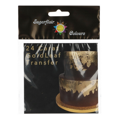 Ätbart Guldblad Sugarflair 24 Karat-Cocodrip - Tårta och Baktillbehör