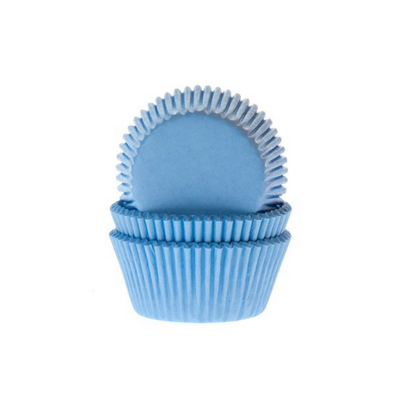 Mini-muffinsformar Ljusblå – House of Marie 60 st-Cocodrip - Tårta och Baktillbehör