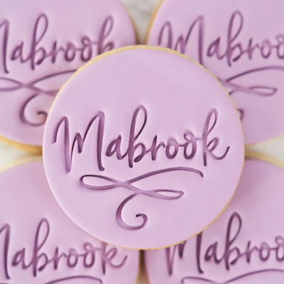 Mabrook Cookie Cupcake Embosser – Sweet Stamp-Cocodrip - Tårta och Baktillbehör