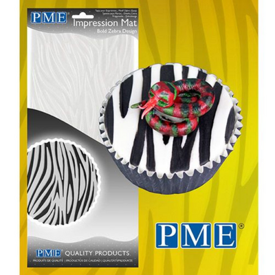 Mönstermatta Zebra- PME-Cocodrip - Tårta och Baktillbehör