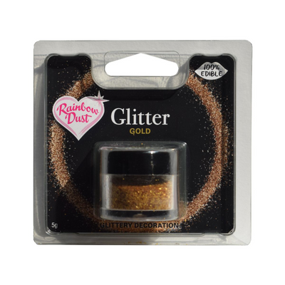 Glitter Ätbart Guld - Rainbow Dust-Cocodrip - Tårta &amp; Baktillbehör