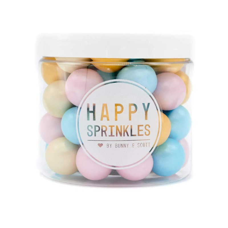 Strössel Shiny Pastell Mix XXL – Happy Sprinkles-Cocodrip - Tårta och Baktillbehör