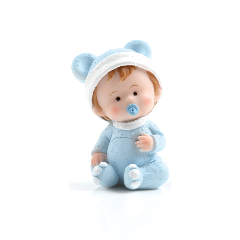 Tårtdekoration Babyfigur Blå-Cocodrip - Tårta &amp; Baktillbehör