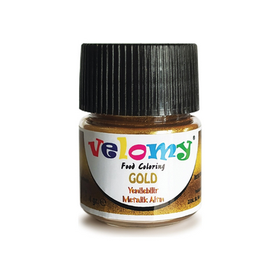 Velomy Ätbar Guld Pulverfärg - 4g-Cocodrip - Tårta och Baktillbehör