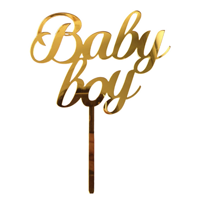 Baby Boy Cake Topper - 1st-Cocodrip - Tårta och Baktillbehör