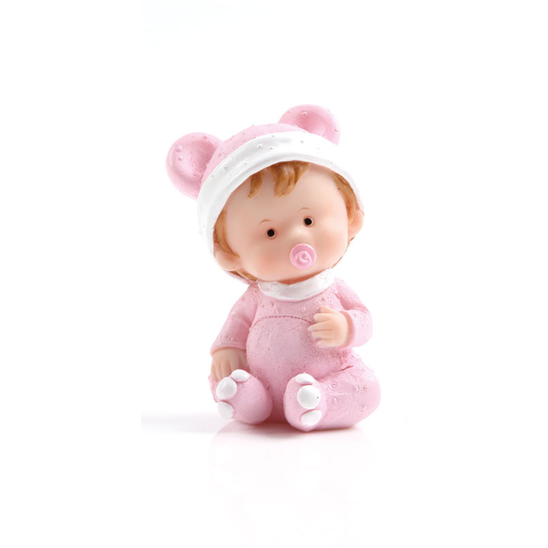 Tårtdekoration Babyfigur Rosa-Cocodrip - Tårta &amp; Baktillbehör
