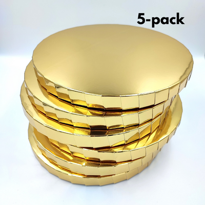 Lyxig Tårtbricka Guld 5-pack-Cocodrip - Tårta och Baktillbehör