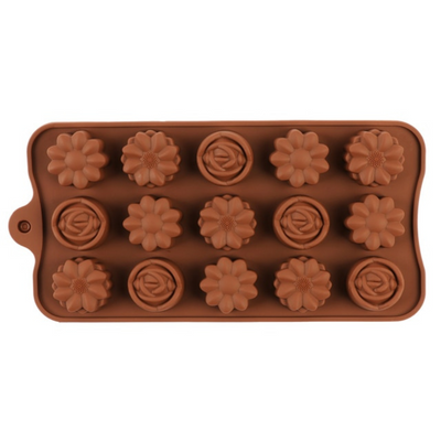Chokladform Silikonform Blommor-Cocodrip - Tårta och Baktillbehör