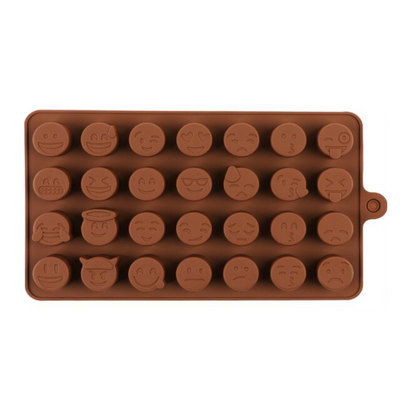 Chokladform Silikonform Emoji-Cocodrip - Tårta och Baktillbehör
