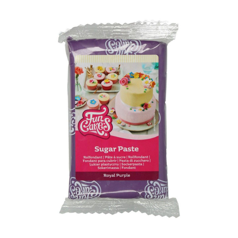 Sockerpasta FunCakes Royal Purple 250g-Cocodrip - Tårta och Baktillbehör